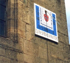 Vertical dial at Kingswood school